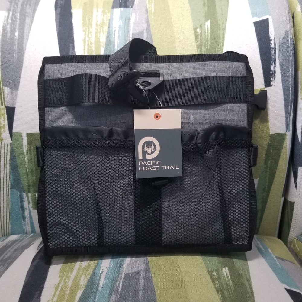 Pacific Coast Trail Portable Condiment Bag Small Car Trunk Storage Case In Gray